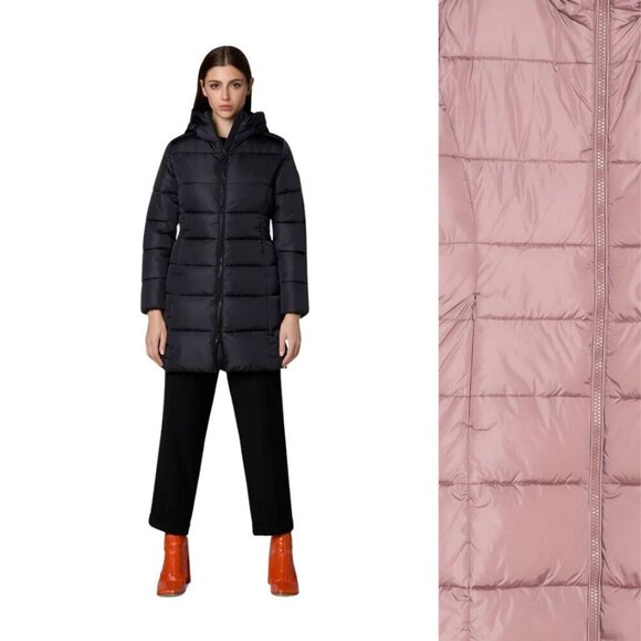 Save the Duck NWT Taylor Ultra Light Puffer Jacket M - Synthetic Down, Long - Picture 1 of 15